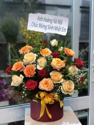 Giỏ Hoa Khai Trương Tại Shop Hoa Huyện Mù Cang Chải, Yên Bái